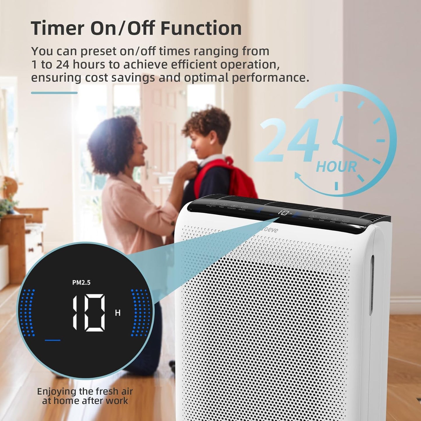 AROEVE Air Purifiers | MK07 (WHITE)